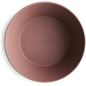 Mushie Round Dinnerware Bowl tál Woodchuck 2 db kép