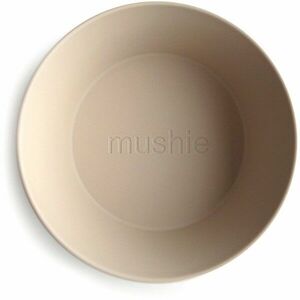 Mushie Round Dinnerware Bowl tál Vanilla 2 db kép