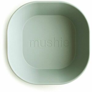 Mushie Square Dinnerware Bowl tál Sage 2 db kép