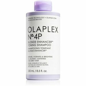 Olaplex N°4P Blond Enhancer Toning Shampoo lila tonizáló sampon semlegesíti a sárgás tónusokat 250 ml kép