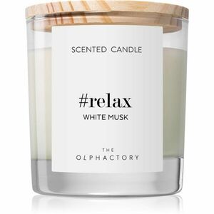 Ambientair The Olphactory White Musk illatgyertya (Relax) 200 g kép