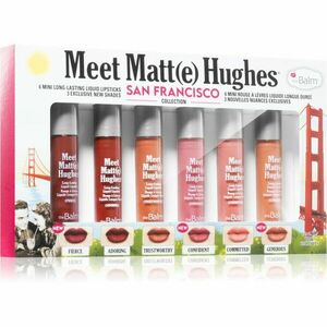 theBalm Meet Matt(e) Hughes Mini Kit San Francisco folyékony rúzs szett a hosszan tartó hatásért kép