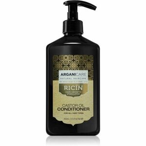 Arganicare Ricin hidratáló és tápláló kondicionáló a haj növekedésének elősegítésére minden hajtípusra 400 ml kép