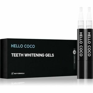 Hello Coco PAP+ Teeth Whitening Gels fogfehérítő toll a fogakra 2 db kép
