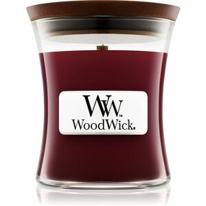 Woodwick Black Cherry illatgyertya fa kanóccal 85 g kép