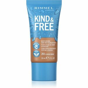 Rimmel Kind & Free könnyű hidratáló alapozó árnyalat 201 Classic Beige 30 ml kép