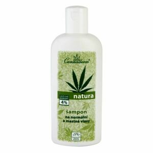 Cannaderm Natura Shampoo for Normal and Oily Hair sampon kender olajjal 200 ml kép