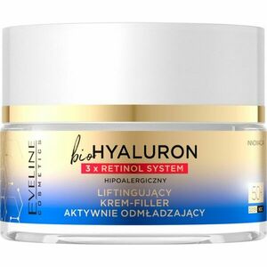 Eveline Cosmetics Bio Hyaluron 3x Retinol System nappali és éjszakai liftinges krém 50+ 50 ml kép