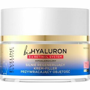 Eveline Cosmetics Bio Hyaluron 3x Retinol System intenzív regeneráló krém 70+ 50 ml kép