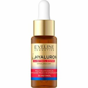 Eveline Cosmetics Bio Hyaluron 3x Retinol System éjszakai ránctalanító szérum 18 ml kép