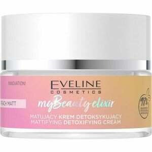 Eveline Cosmetics My Beauty Elixir Peach Matt méregtelenítő krém matt hatással 50 ml kép