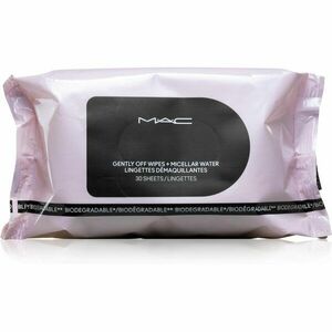 MAC Cosmetics Gently Off Wipes + Micellar Water Sminkeltávolító kendők 30 db kép