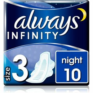 Always Infinity Night Size 3 egészségügyi betétek éjszakára 10 db kép