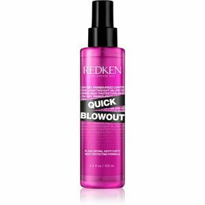 Redken Quick Blowout hővédő spray hajsütővassal és hajvasalóval kezelt hajra a gyorsabban beszárított hajhoz 125 ml kép
