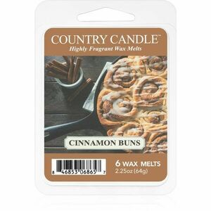 Country Candle Cinnamon Buns illatos viasz aromalámpába 64 g kép