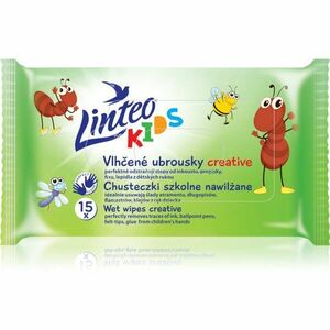 Linteo Kids Creative nedves törlőkendők gyermekeknek 15 db kép