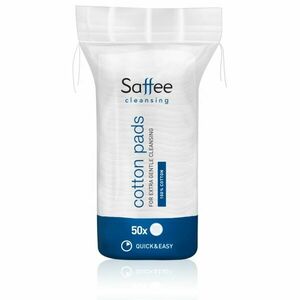 Saffee Cleansing Cotton Pads sminklemosó vattakorong 50 db kép