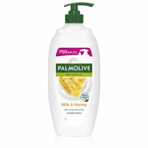 Palmolive Naturals Milk & Honey tusoló és fürdő krémes gél tejjel és mézzel pumpás 750 ml kép