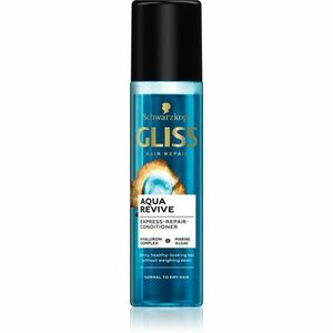Schwarzkopf Gliss Aqua Revive leöblítést nem igénylő balzsam a haj könnyed kezelhetőségéért spray -ben 200 ml kép
