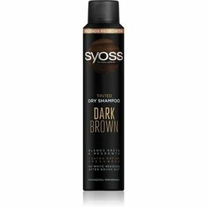Syoss Dark Brown száraz sampon sötét hajra 200 ml kép