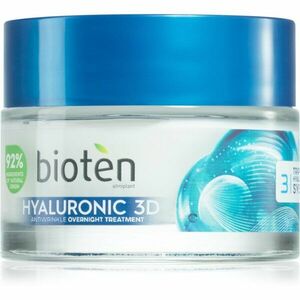 Bioten Hyaluronic 3D hidratáló éjszakai krém az első ráncokra 50 ml kép
