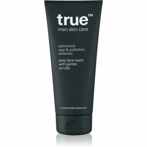 true men skin care Daily face wash with gentle scrubs hámlasztó tisztító gél uraknak 200 ml kép