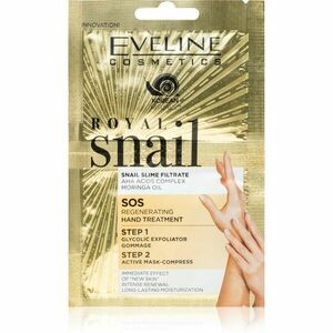 Eveline Cosmetics Royal Snail hidratáló maszk kézre csigakivonattal 2x6 ml kép