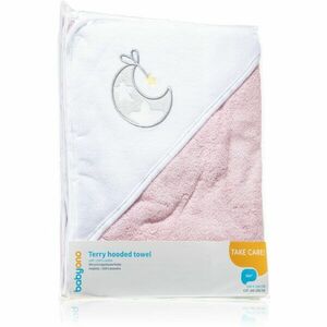 BabyOno Towel Terrycloth kapucnis törülköző Pink 100x100 cm kép
