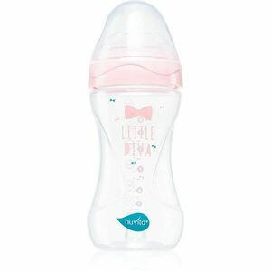 Nuvita Cool Bottle 3m+ cumisüveg Transparent pink 250 ml kép