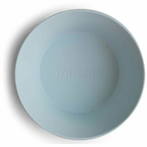 Mushie Round Dinnerware Bowl tál Powder Blue 2 db kép