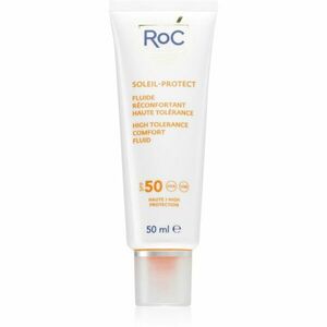 RoC Soleil Protect High Tolerance Comfort Fluid napozó fluid az arcra SPF 50 50 ml kép