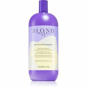 Inebrya BLONDesse No-Yellow Shampoo sampon a sárga tónusok neutralizálására szőke és ősz hajra 1000 ml kép