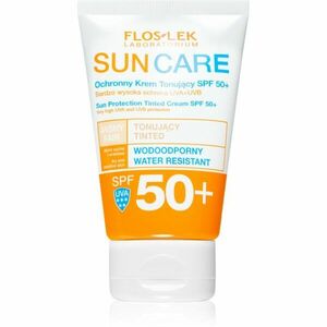 FlosLek Laboratorium Sun Care Derma tonizáló krém száraz és érzékeny bőrre SPF 50+ 50 ml kép