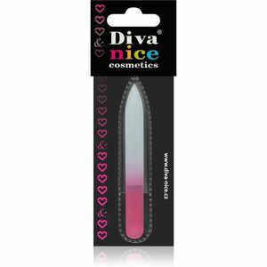 Diva & Nice Cosmetics Accessories üveg körömreszelő kicsi Pink kép