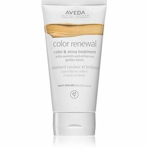 Aveda Color Renewal Color & Shine Treatment színező pakolás hajra árnyalat Warm Blonde 150 ml kép