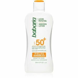 Babaria Sun Sensitive napvédő tej érzékeny bőrre SPF 50+ 200 ml kép
