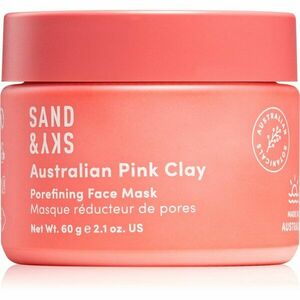 Sand & Sky Australian Pink Clay Porefining Face Mask detoxikációs maszk a kitágult pórusokra 60 g kép