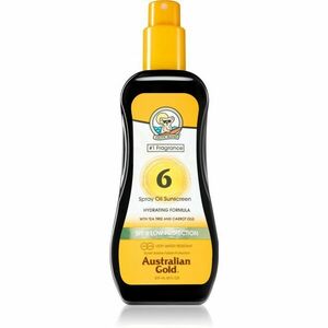Australian Gold Spray Oil Sunscreen test olaj sprej a káros napsugarak ellen SPF 6 237 ml kép