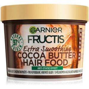 Garnier Fructis Cocoa Butter Hair Food tápláló hajmaszk kakaóvajjal 390 ml kép