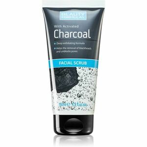 Beauty Formulas Charcoal arcpeeling aktív szénnel 150 ml kép