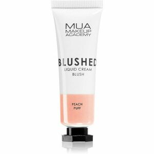 MUA Makeup Academy Blushed Liquid Blusher folyékony arcpirosító árnyalat Peach Puff 10 ml kép