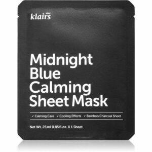 Klairs Midnight Blue Calming Sheet Mask nyugtató hatású gézmaszk 25 ml kép