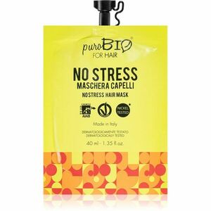 puroBIO Cosmetics No Stress revitalizáló maszk hajra 40 ml kép