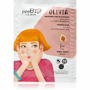 puroBIO Cosmetics Olivia Fig lehúzható maszk por formájában 13 g kép