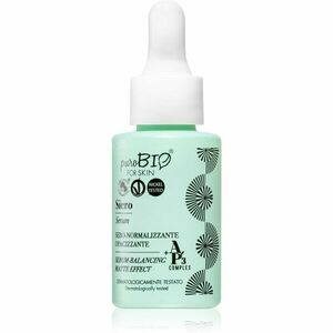 puroBIO Cosmetics Sebum-Balancing Serum antioxidáns szérum a bőröregedés ellen 15 ml kép