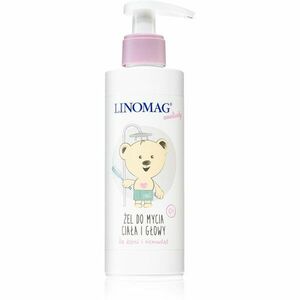 Linomag Emolienty Shampoo & Shower Gel tusfürdő gél és sampon 2 in 1 gyermekeknek születéstől kezdődően 200 ml kép