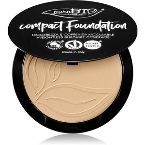 puroBIO Cosmetics Compact Foundation kompakt púderes alapozó SPF 10 árnyalat 01 9 g kép