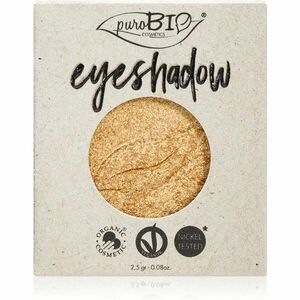puroBIO Cosmetics Compact Eyeshadows szemhéjfesték utántöltő árnyalat 24 Gold 2, 5 g kép
