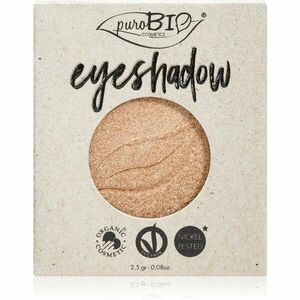 puroBIO Cosmetics Compact Eyeshadows szemhéjfesték utántöltő árnyalat 01 Sparkling Wine 2, 5 g kép