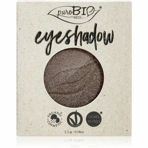 puroBIO Cosmetics Compact Eyeshadows szemhéjfesték utántöltő árnyalat 19 Intense Gray 2, 5 g kép
